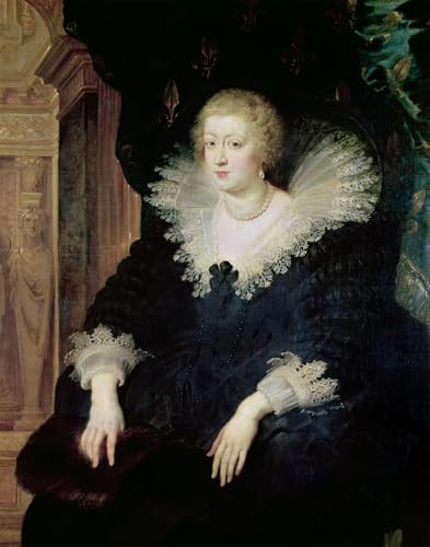 Peinture Anne d'Autriche Rubens impression toile 60x90cm émotion artistique