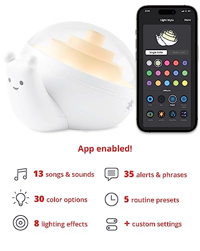 Skip Hop Baby & Kids Sound, Sleep, and Routine Training Machine, Child’s Night Light, Alarm Clock, Toddler Routine Trainer, White Noise, Voice Prompts - image 5