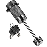 CZC AUTO Trailer Tongue Coupler Lock, Dia 1/4 Inch, 2-1/2 Inch Span Fits Latch-type Coupler for Towing Boat Truck RV Car Trailer