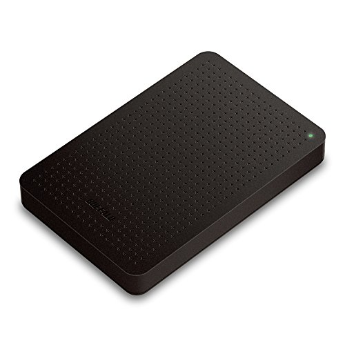 BUFFALO ミニステーション ターボPC EX2対応 USB3.0ポータブルHDD 1TB ブラック HD-PLF1.0U3-BB