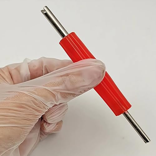 DaiUni Ventilausdreher, 2 Seitig Ventilausdreher Einsatz Kern Werkzeug, Reifenventilentferner Ventil Reparatur, Auto schlüssel Reifenreparatur Reifenventil Werkzeug, 1 pc.