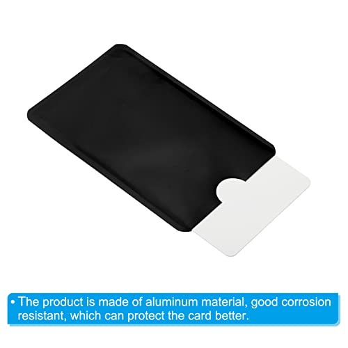 patikil rfid blocking sleeves 20 pcs aluminum identity theft prevention credit cards secure protector holder sleeves for nfc purse black
