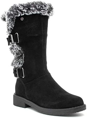 Hush Puppies Womens Megan Mid-Calf Boots Black 8 | Image 1