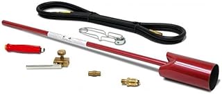 Red Dragon VT3-30SVC Vapor Torch Kit with Squeeze Valve, Adjustable Pilot, 500,000 BTU Propane Weed Burner, Grip Handle, Made in USA for Landscaping, Ice, Roofing, Property Maintenance