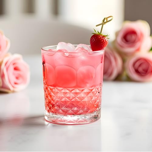 Image of CELLO Unity Whiskey Rocks Glass Set of 6 Pcs, 325 ml Transparent | Leadfree Freezer & Dishwasher Safe, Easy to Grip Toughened Glass Set For Bar, Liquor, Whiskey, Cocktail, Mocktail, Mojito & Beverages