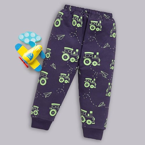 Image of LuvLap Baby Boys Full Sleeve Boys Hooded Sweatshirt & Pyjama Set