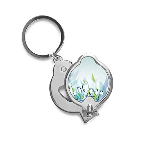 Ongle Cutter Trimmer Tulipe peinte à la main fleur plante accessoire