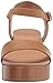 Amazon Essentials Women's Two Band Flatform Sandal, Cognac, 10