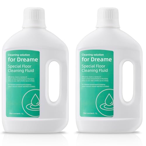 EOVWAEO Soluzione detergente da 2000 ml per robot aspirapolvere Dreame L10 Ultra / L20 Ultra / L30 Ultra / L40 Ultra / L50 Ultra / X50 Ultra / X40 Ultra / X40 Master / X30 Ultra Serie, soluzione