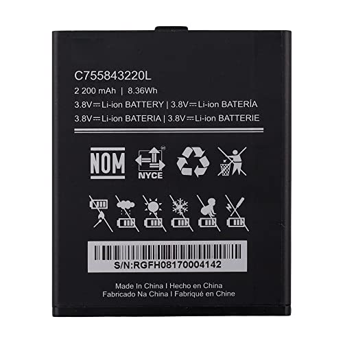 SWARK Battery C755843220L for BLU Studio G2 S010Q S010 & BLU Studio G HD LTE S0250UU with tools