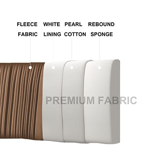Cojín de Forro Polar Suave para cabecera, Almohada tamaño King, Respaldo de Cama para Adultos, Soporte Lumbar para posicionamiento, Respaldo de Cama, litera, sofá, Almohada de lect