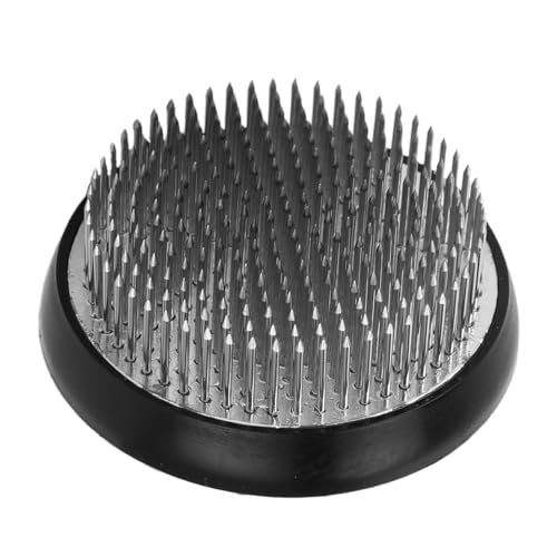 Support de composition florale en acier avec aiguilles en métal pour vase