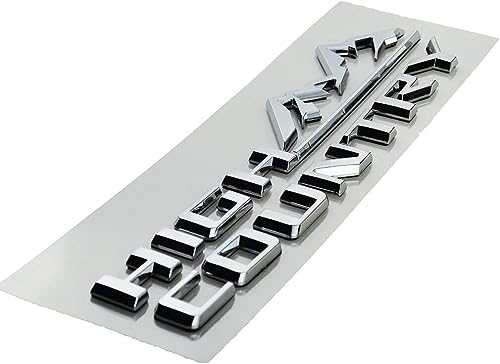 Image of 1Pc High Country Emblem Rear Tailgate Letter Logo Car Badge Nameplate Replacement for 2019-2025 Tahoe Silverado (1Pcs Rear Emblem - Chrome)