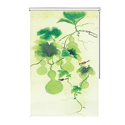 Wasserdichte, gemusterte Rollos für Badezimmer, Schlafzimmer, Küche, Büro, 60 x 120 cm breit