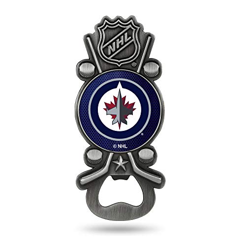 Rico Magnetic Metal Bottle Opener Party Starter, Winnipeg Jets