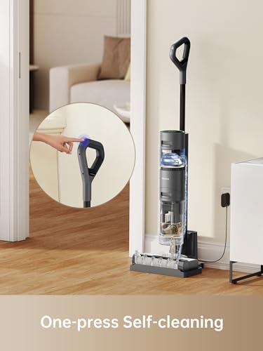 Image of DREAME H12 Core Wet-Dry Vacuum Cleaner, Lightweight Cordless Vacuum Cleaner and Mop, Intelligent Dirt Detection, Automatic Self-Cleaning, for Wood, Vinyl, and Other Hard Floors, Gray