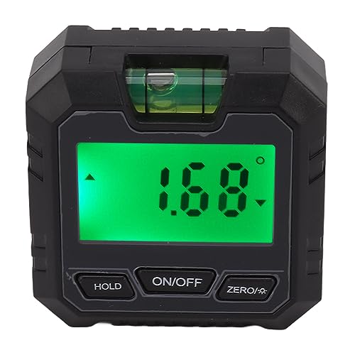 Medidor de ángulo digital con base magnética ABS miniatura 1