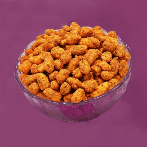 Image of Jain Special Tasty Coated Peanuts, Size - 360g, Zipper Packing, Traditional Indian Savoury Snack, Crunch Loaded Peanuts with Bold Chatpata Masala Coating, Ready to Eat