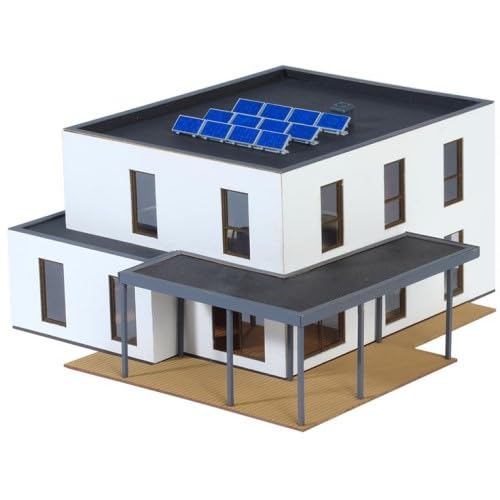 Kibri 38339 - H0 Kubushaus Lina mit Terrasse - Polyplate Bausatz - Neu