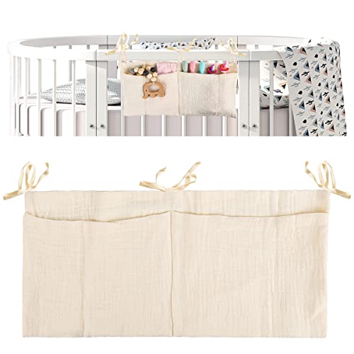 Baby Kinderzimmer Organizer, 1 Stück Baby Kinderbett Organizer, Baby Tasche Organizer, Kinderzimmer Hängender Bett Organizer Babybett Organizer Hängend für Kleidung Windeln Kinderzimmer Deko