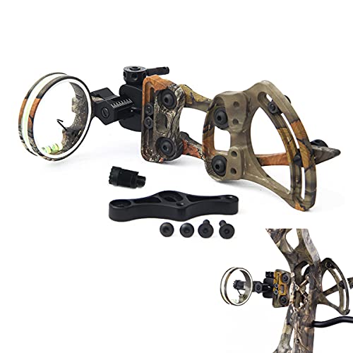 ZZYB Miras para Arcos Compuestos Vista de Arcos de 1 Pine Vista de Arco Compuesto Tiro con Arco Bow Sight Accesorio de Dispositivo de Observación de Tiro de Caza (Camoflauge) Cover