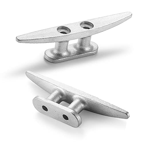 Zomchain Boat Cleat, 4 Inch 304 Stainless Steel Dock Cleat-Ideal For Marine, Deck, Nautical Decor (4 Pack) #TOP5
