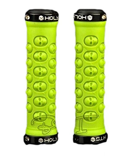 MTB Signswise estilo del cráneo cerradura doble manillar cubierta antideslizante Verde verde