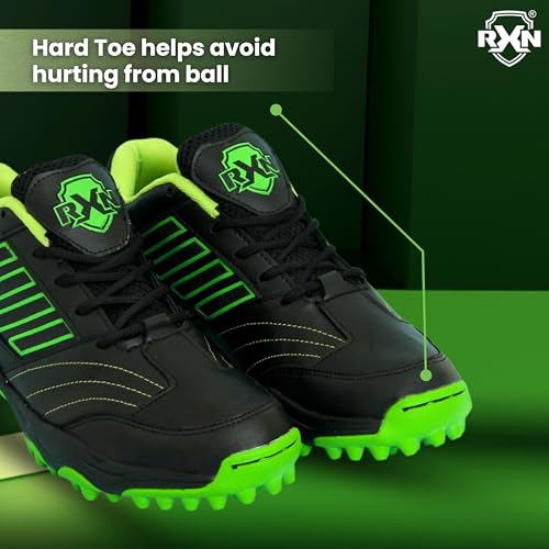 Image of RXN Hockey Sports Shoes for Men (Black,9 UK)