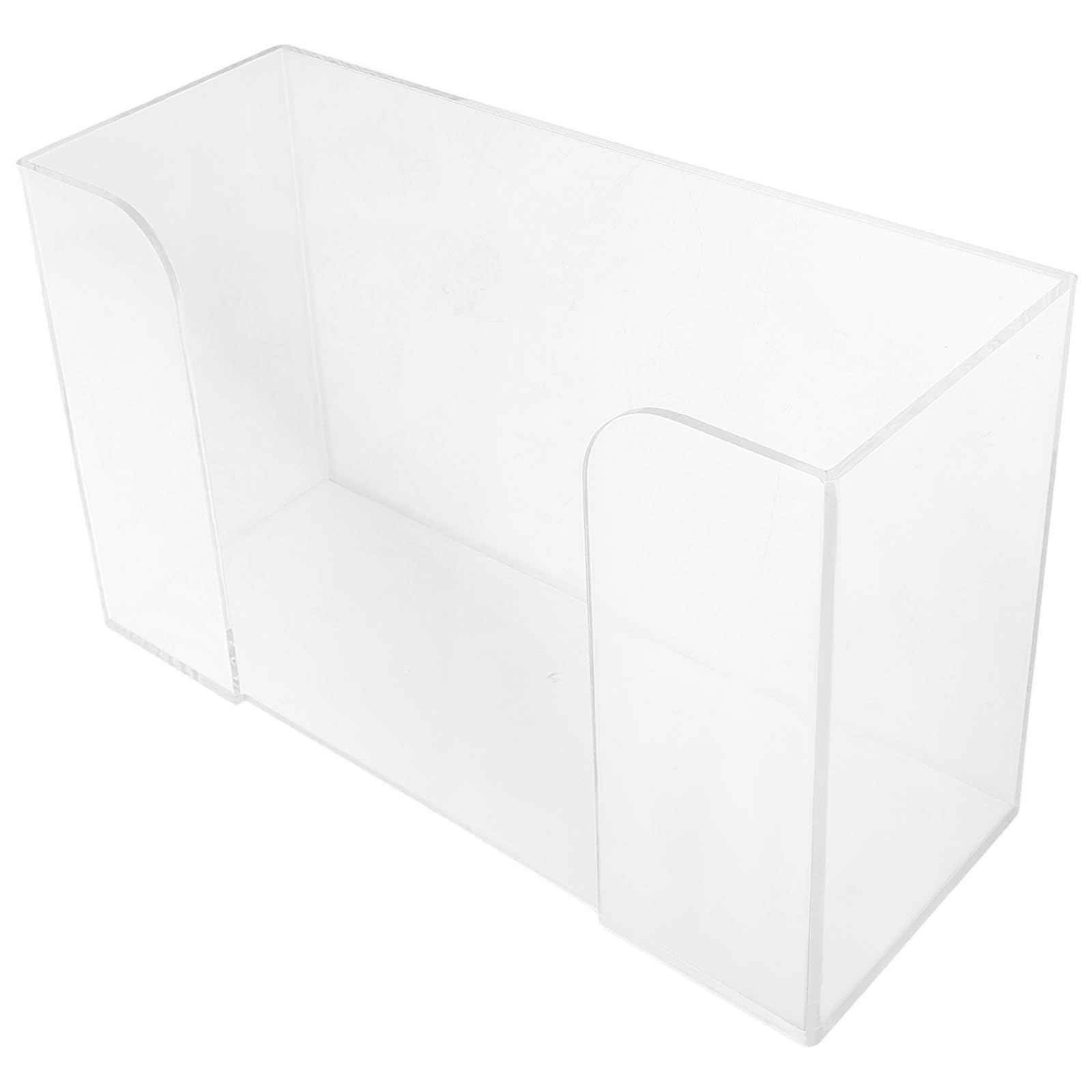 Soporte Fácil Toallitas de para de Acrílico Transparente Caja Diseño Simple Extracción para Organización y Tocador y Hogar
