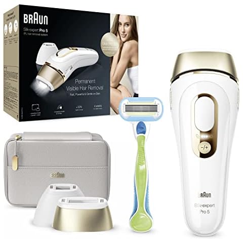 Braun IPL Silk Expert Pro 5 PL5124 Generation IPL, dauerhaft sichtbare Haarentfernung für Damen und Herren Cover