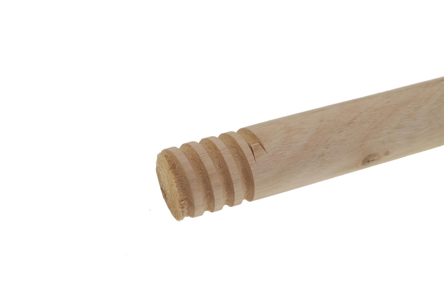 Bambelaa! Pümpel 140mm Pömpel Abfluss WC Saugglocke Dusche Abflußreinigungsgerät Plömpel Plunger Waschbecken Toiletten Pimpel Rohr Verstopfung Abflussreiniger Holz Gummi Langer Stiel Griff ca. 49 cm