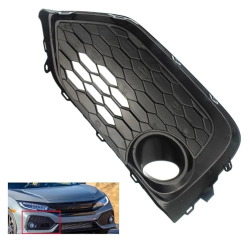 Feu antibrouillard grille Civic 2018 cache pare-chocs