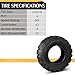 ATV UTV Tires 22x8.00-10 4PR Tubeless 22x8x10 All-Terrain Go Cart Mud Trail Tires Set of 2