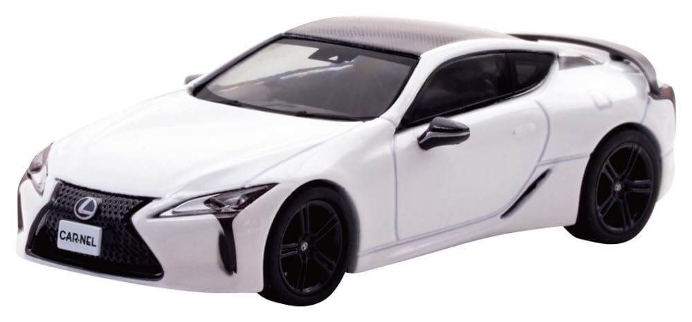 Amazon | CARNEL 1/64 レクサス LC500 AVIATION 2021 White Nova Glass