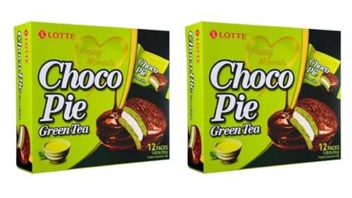 Choco Pie Cake - Banh Tra Xanh Choco Pie - 12 Cakes Per Boxe