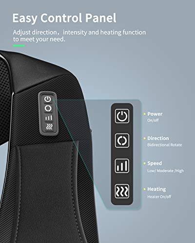 Masajeador-de-Cuello-Hombros-Espalda-Electrico-con-Funcion-de-Calor-20-Puntos-Calientes-y-8-Poderosos-Nodos-de-Amasamiento-3D-Terapeuta-Emocional-Simule-la-Experiencia-Inmersiva-Tactil-de-La-Mano