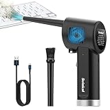 Svinkal Compressed Air Duster, Brushless Motor Electric Air Duster, 6600mAh Rechargeable Battery, Ai