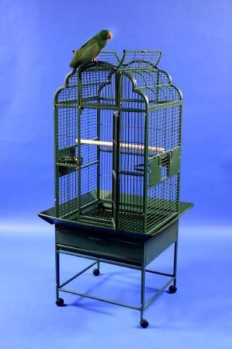 Polly's Pleasures Victorian Wrought Iron Bird Cage 24 X 22