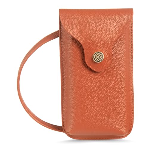 Image of SACCI MUCCI Cellosucci Phone Bag | Vegan Leather Mobile Crossbody Bag for Women | Adjustable Strap Compact Premium Design