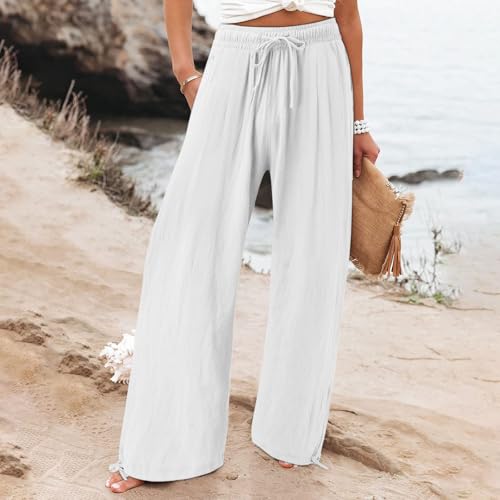 Pantalon de tous les jours avec poches mode décontractée ample - 3
