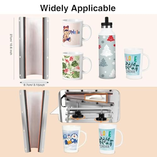 Máquina de prensa para tazas térmica portátil miniatura 5