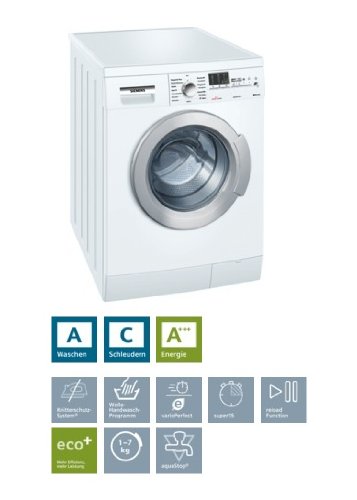 Preisvergleich Produktbild Siemens: Waschvollautomat WM12E495CH 7 kg A