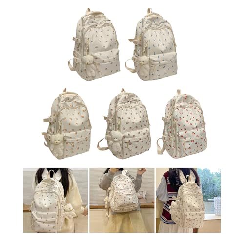 Mochila escolar estética y funcional de gran capacidad para estudiantes juveniles 4