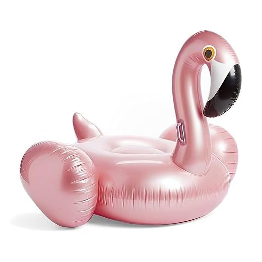 Riesiger aufblasbarer Flamingo