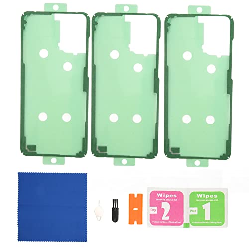 3 Bandes adhésives prédécoupées pour Couvercle arrière de Batterie, Compatible avec Samsung Galaxy S20+Plus G986, kit de Remplacement adhésif pour Couvercle de Batterie Cover