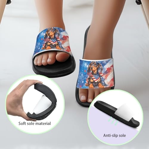 Image of Slides for Boys Girls Quick Drying Kids Slides Sandals Non-Slip