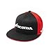 Factory Effex 15-88342 'Honda' Horizontal Flex-Fit Hat (Black/Red, Large/X-Large)