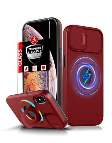 Protection écran iPhone X/Xs coque MagSafe anti-casse pour objectif photo