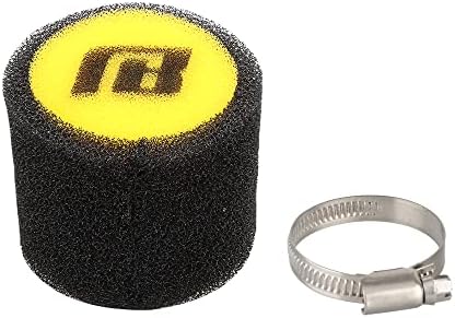 NIBBI Foam Air Filter,Universal Motorcycle Replacement High Performance 48mm 49mm 50mm Air Filter Intake Cleaner For Go Kart Moped Pit Dirt Bike Parts Motorbike