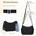 Imagen de JUYANO Bolso Mujer Grande Bolsos Bandolera Mujer Tela Oxford Impermeable Malas Senhora con Múltiples Bolsillos